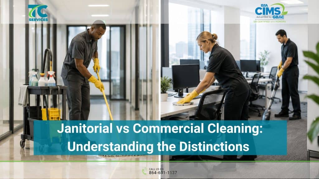 Janitorial vs Commercial Cleaning: Understanding the Distinctions