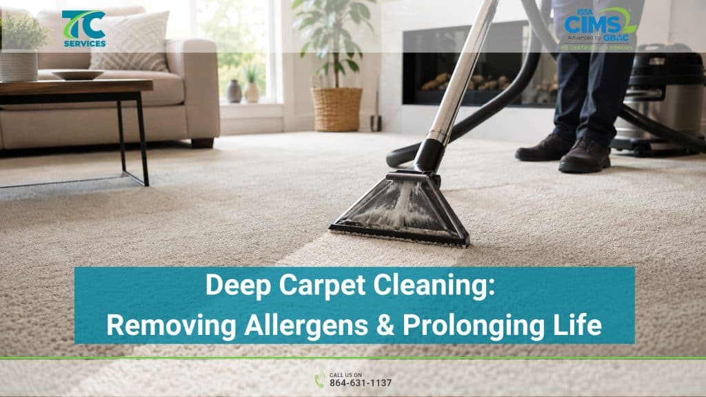 Deep Carpet Cleaning: Removing Allergens & Prolonging Life