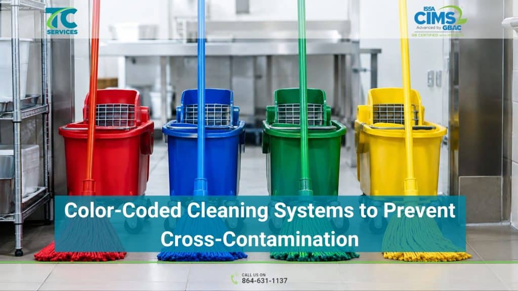 Color-Coded Cleaning Systems to Prevent Cross-Contamination