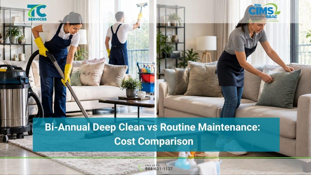 Bi-Annual Deep Clean vs Routine Maintenance: Cost Comparison